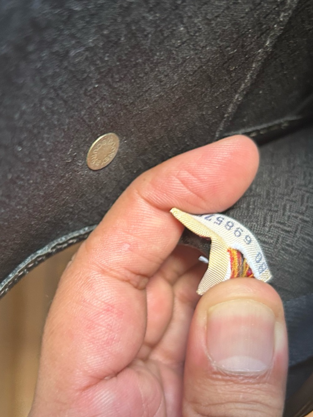 Vintage Dooney & Bourke Cabriolet Leather Backpack - Picture 9 of 11